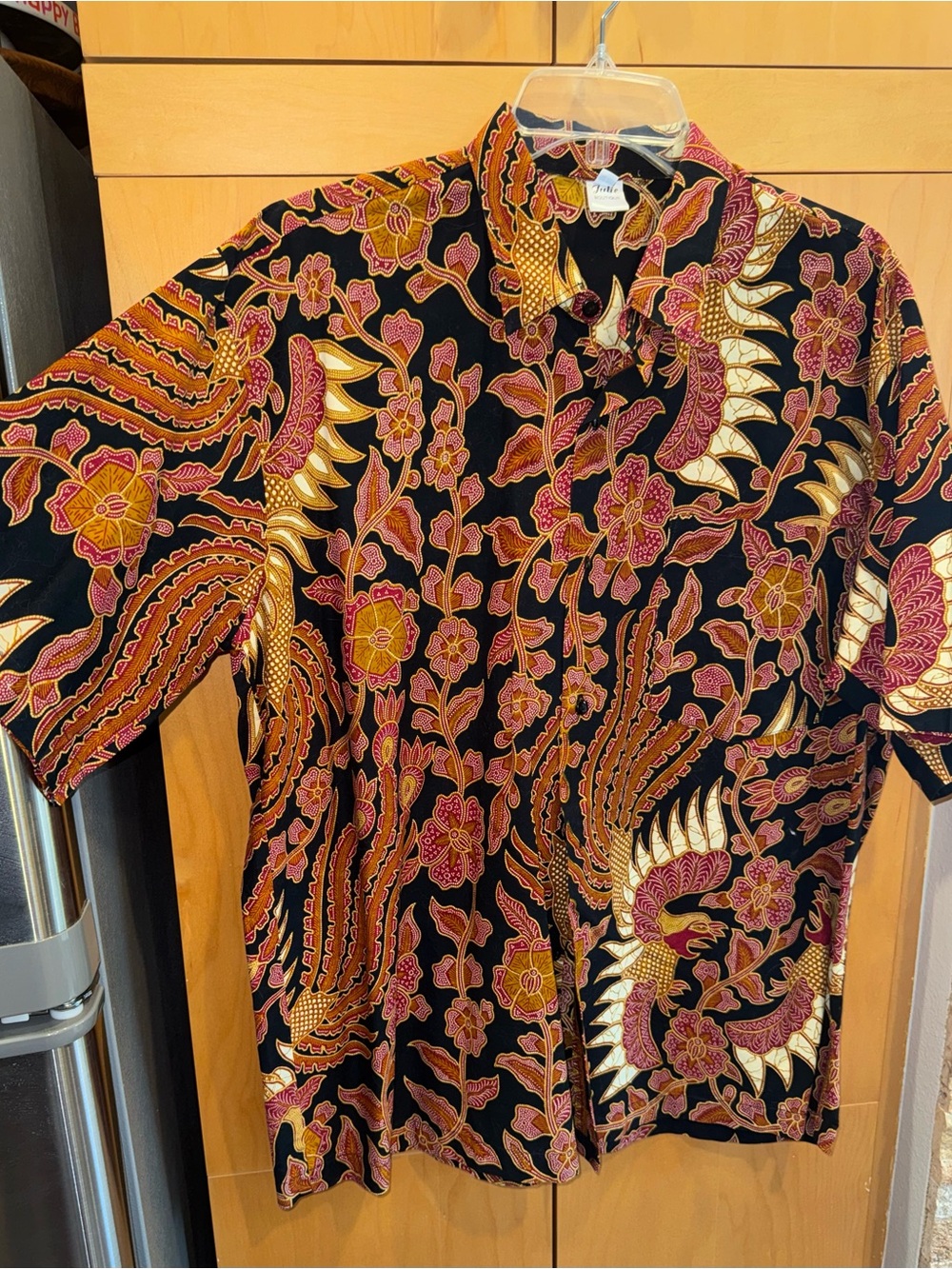 Men's Batik Print Shirt LIKE NEW!